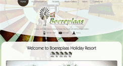 Desktop Screenshot of boereplaas.co.za